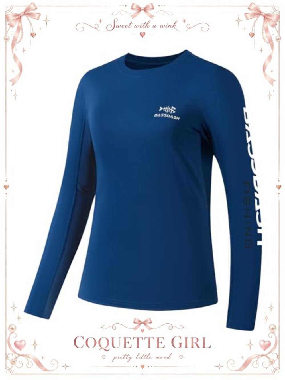 Long Sleeve UPF 50+ Sun Shirt Quick Dry Moisture Wicking Fishing Hiking